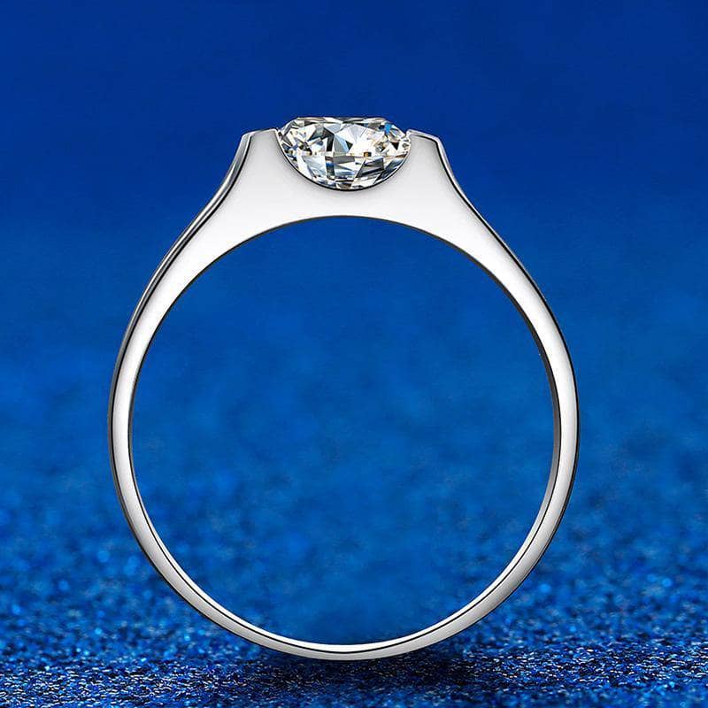 White Gold Wedding Band, Simple Unisex Ring, Men Women Minimalist Wedding  Ring, Couple Engagement, Stacking Modern Ring, French Handmade - Etsy